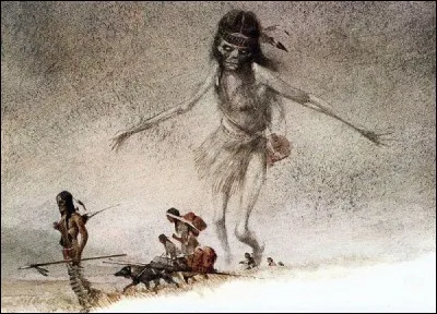 Fantôme d'une petite fille à l'aspect squelettique selon la tradition amérindienne. Qui est-elle ?