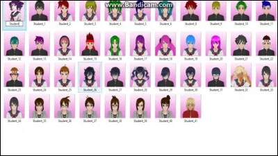 Quel personnage de Yandere Simulator préfères-tu et pourquoi ?