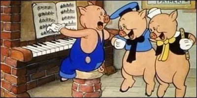 Dans "Les Trois Petits Cochons", quelle maison le loup va-t-il détruire en premier ?