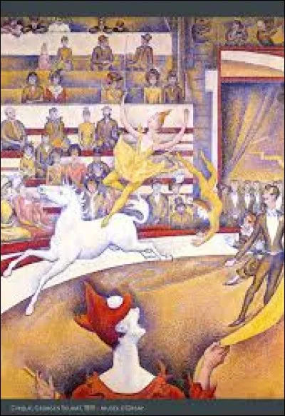 Qui a peint "le cirque" en 1890 ?