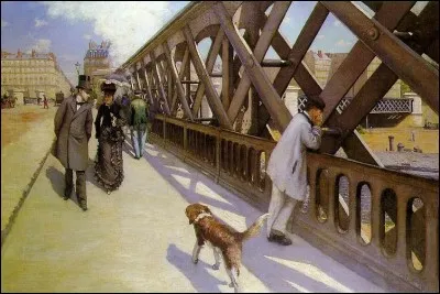 Qui a peint, en 1876, "le Pont de l'Europe" ?