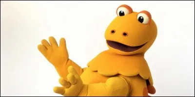 Comment s'appelle ce dinosaure jaune que l'on voit dans "L'Ile aux enfants" ?