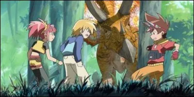 Dans "Dinosaur King", nos jeunes héros vont se mettre à la recherche :