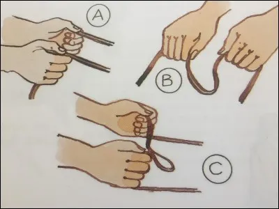 Un cavalier tient correctement ses rênes, lequel?