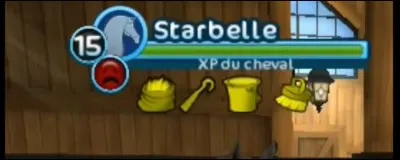 Quand notre cheval n'est pas très content, de quelle couleur est le smiley ?