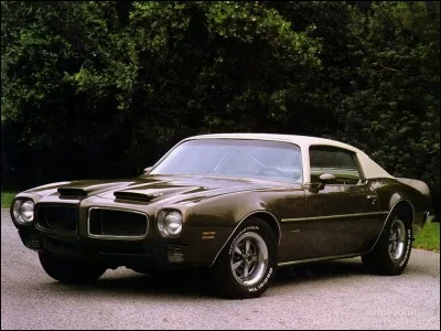 Voici une autre voiture GM, ici une Pontiac Trans Am/ Firebird. Cette voiture a porté le nom de Chevrolet Camaro. De quelle génération est cette Pontiac Firebird/ Trans Am ?