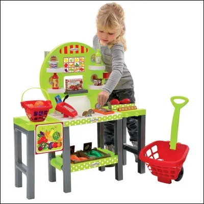 Une marchande, un...