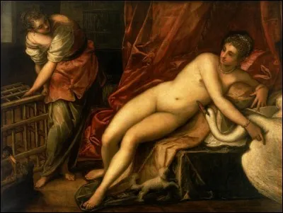 A quelle reine de Sparte, épouse de Tyndare Zeus s'unit-il en se changeant en cygne ?