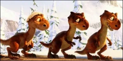 Dans "L'Âge de glace 3 : Le Temps des dinosaures", qui recueille trois bébés dinosaures ?