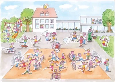 Quelles sont tes occupations dans la cour de récréation ?