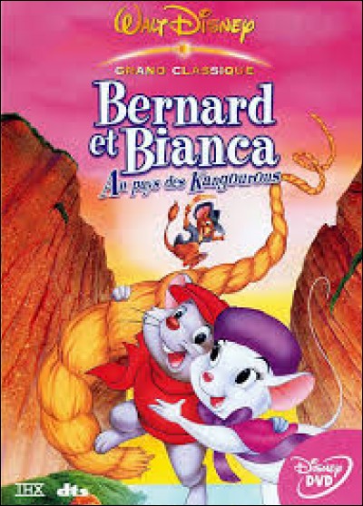 "Bernard et Bianca au pays des kangourous" est une suite mais aussi un grand classique. Quel personnage n'est pas un nouveau ?