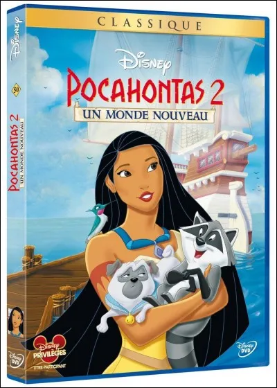 Quel personnage n'apparaît pas dans la suite de "Pocahontas" ?