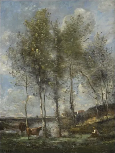 Qui a peint "Les bouleaux des marais de Boves" ?