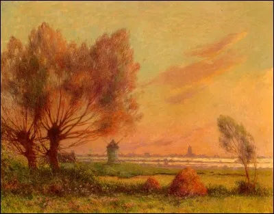 Qui a peint "Soleil couchant sur les marais salants" ?