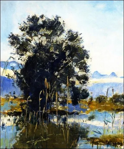 Qui a peint "Marais par Gwatt (lac de Thoune) ?