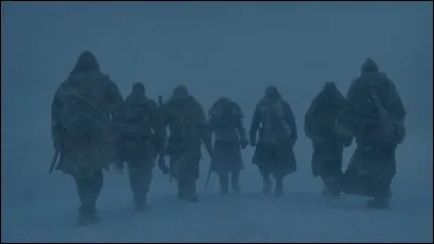 Qui ne fait pas partie de l'expédition au delà du mur dans les épisodes 5 et 6 ?