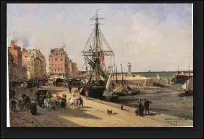 1810-1881. La Bretagne et la Normandie ont été ses lieux de villégiature. Jules Noël a d'ailleurs privilégié deux thèmes dans ses uvres : le paysage et la marine. Avant d'être reconnu comme artiste peintre, quelle fut la profession de Louis Assez Noël, de son vrai nom, exercée en 1847 à Paris au Lycée Henri IV ?