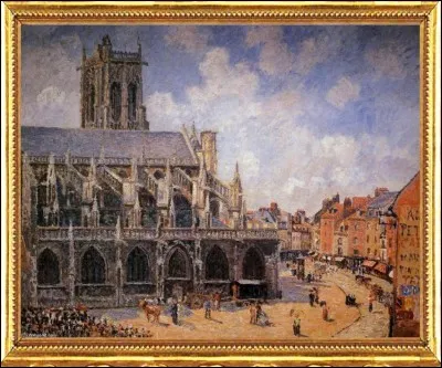 Belle uvre que cette toile de 1901 qui représente l'église Saint-Jacques de Dieppe et que l'on peut admirer au musée d'Orsay à Paris. Qui en est l'auteur ?