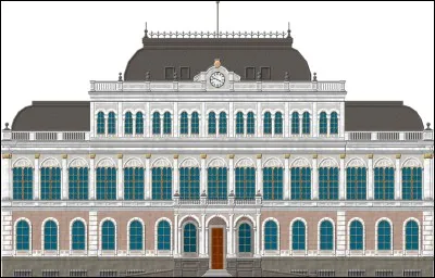 Ce magnifique édifice symétrique est la mairie de la capitale du Tatarstan, près de la Volga. Il a servi de bâtiment à la petite noblesse avant d'être reconstruit pour son usage actuel :