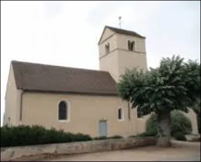 Nous sommes en Sa&ocirc;ne-et-Loire devant l'&eacute;glise romane d'Essertenne. Nous nous trouvons en r&eacute;gion ...