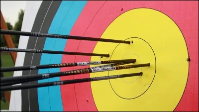 Au tir à l'arc, combien y a-t-il de plumes sur une flèche classique ?