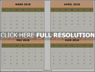 Quel mois vient avant le mois de mai ?