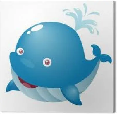 La baleine : on dit qu'elle... (1 r&eacute;ponse possible)