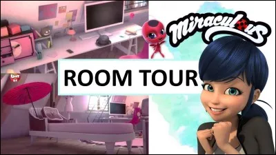 Combien de tiroirs la commode rose dans la chambre de Marinette a-t-elle ?