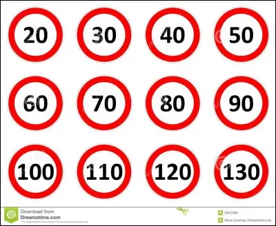 Si un panneau de limitation de vitesse est implanté sur le même support que le panneau d'entrée d'agglomération, la vitesse maximale autorisée :