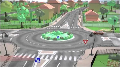 Je m'apprête à aborder un carrefour à sens giratoire. Si j'ai mon clignotant gauche d'activé, vers quelle(s) direction(s) puis-je aller ?