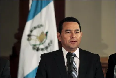 Qui est le président actuel du Guatemala ? ( 2018 )