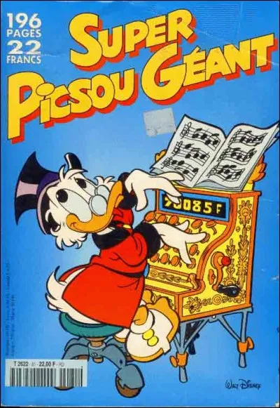 Question basique : quel est le nombre figurant sur la mini plaque d'immatriculation de la voiture de Donald Duck ?