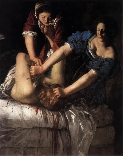 Cette artiste baroque italienne qui a peint son premier tableau à 17 ans en 1610, est l'auteur de "Judith décapitant Holopherne" inspiré par le Caravage. De qui s'agit-il ?