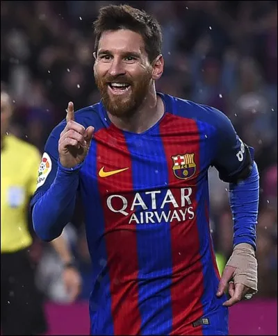 Celui de Lionel Messi (2016) est de :