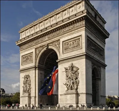 L'arc de Triomphe a été construit...