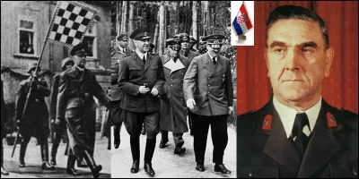 Ce monstre fera créer le camp d'extermination de Jasenovac où ont été assassinées environ 100 000 personnes (entre août 1941 et avril 1945). Egalement, avant la 2e Guerre mondiale, il fera assassiner le roi Alexandre 1er (1934, à Marseille), il voulait provoquer l'indépendance de son pays.
Qui est ce personnage ?