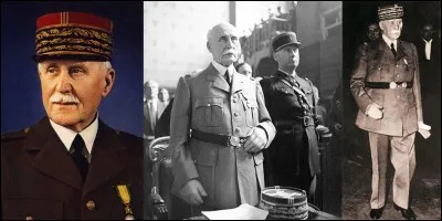 Colonel et proche de la retraite au début de la 1e Guerre mondiale, il s'illustrera pendant ce conflit. Avant la défaite de 1940, il devient le vice-président du Conseil avant de prendre le pouvoir et de provoquer la fin de la IIIe République. A la Libération, il se retrouve prisonnier en Allemagne avant d'être jugé en France.
Qui est ce personnage.
