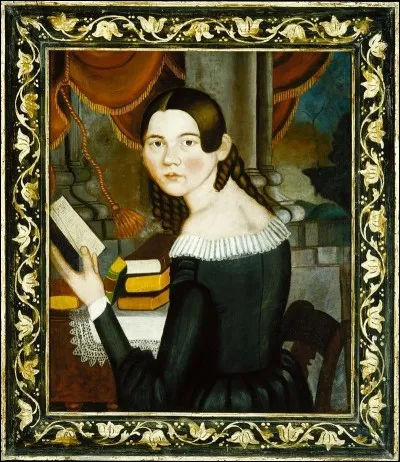 Cette oeuvre porte le titre de Portrait de Harriet, peint par l'américain Jonathan Adams Bartlett. Si vous observez la tenue noire de la jeune fille, pouvez-vous déterminer le siècle de production de cette oeuvre ?