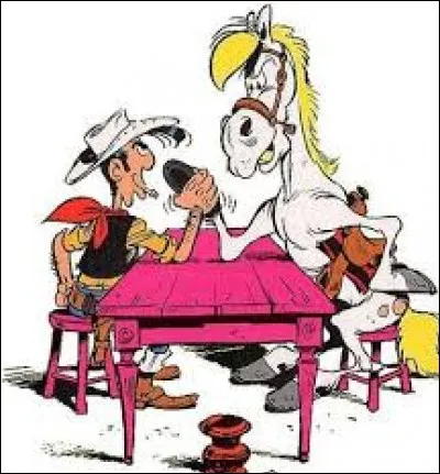 Lucky Luke et son cheval Jolly Jumper s'affrontent régulièrement ...