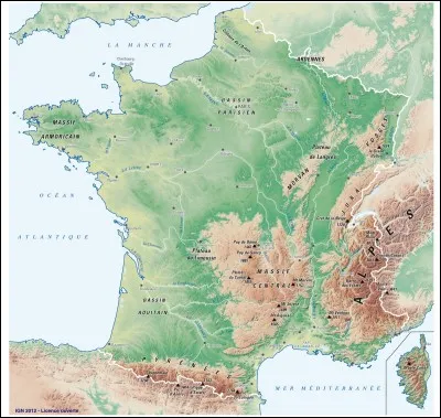 Laquelle de ces mers sépare la France de l'Angleterre ?