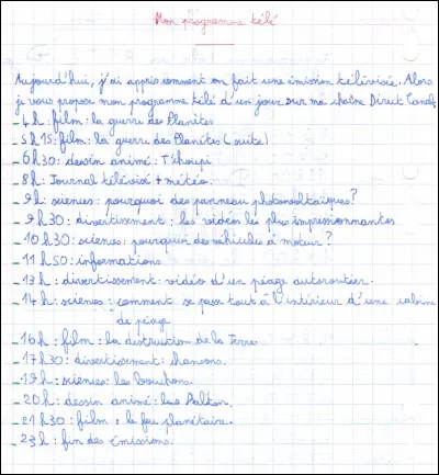De quoi parlait la 1ère rédaction de Kevin ?