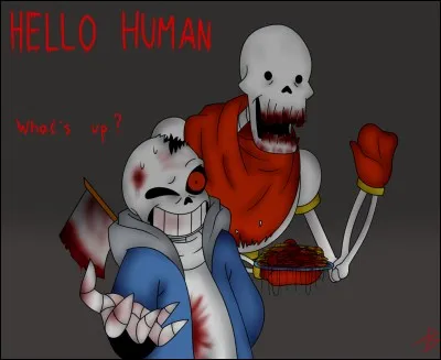 Dans la démo d'Horrortale, on peut demander à Papyrus des informations à propos de Gaster grâce à un easter egg. Que se passe-t-il ?