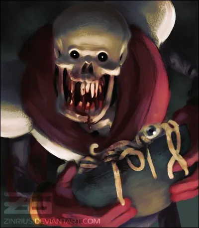 Comment la protagoniste de Horrortale remarque-t-elle que les spaghettis de Papyrus sont faits avec de l'humain ?