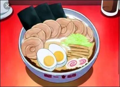 Que prend Naruto en supplément de son bol de ramēn ?