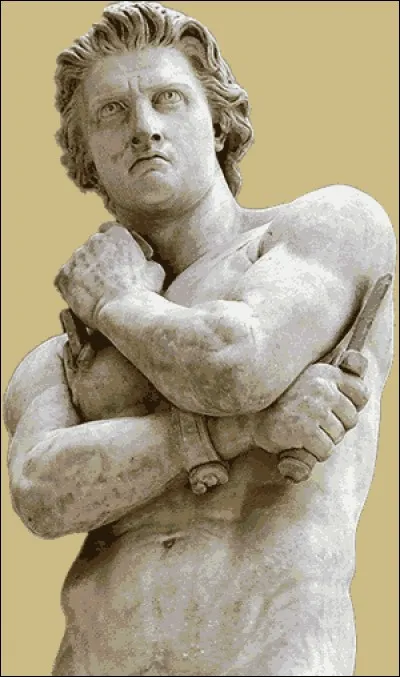 Esclave d'origine thrace, il fut soldat dans l'armée romaine. En fuite, il est fait prisonnier et gladiateur comme mirmillon puis, devint le chef militaire d'une révolte d'esclaves, qui battit, à de nombreuses reprises, les légions romaines (73-71). Il mourut la même journée que 60 000 autres :