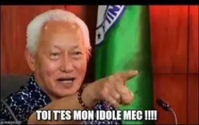 Voici une question sur ton idole. Qui est-il, qui est-elle ?