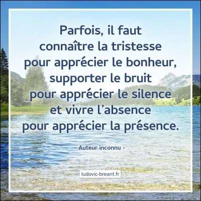 En ce moment, tout va mal, je suis mal dans ma peau !