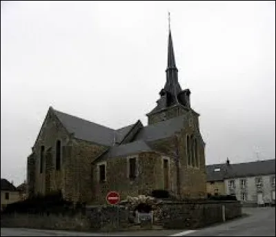 Voici l'église de la Sainte-Trinité de Beaulieu-sur-Oudon. Commune Mayennaise, elle se situe en région ...