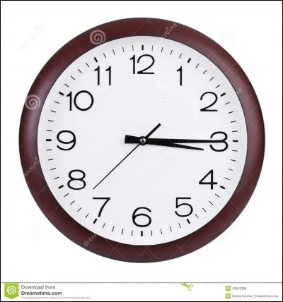 Quelle heure est-il sur l'image en espagnol ?