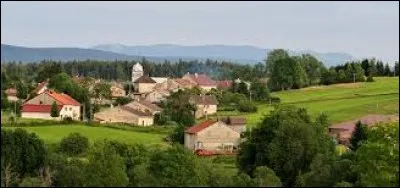 Commune de Bourgogne-Franche-Comté, dans l'arrondissement de Saint-Claude, Château-des-Prés se situe dans le département ...